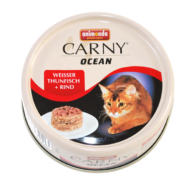 ホワイトツナと牛肉