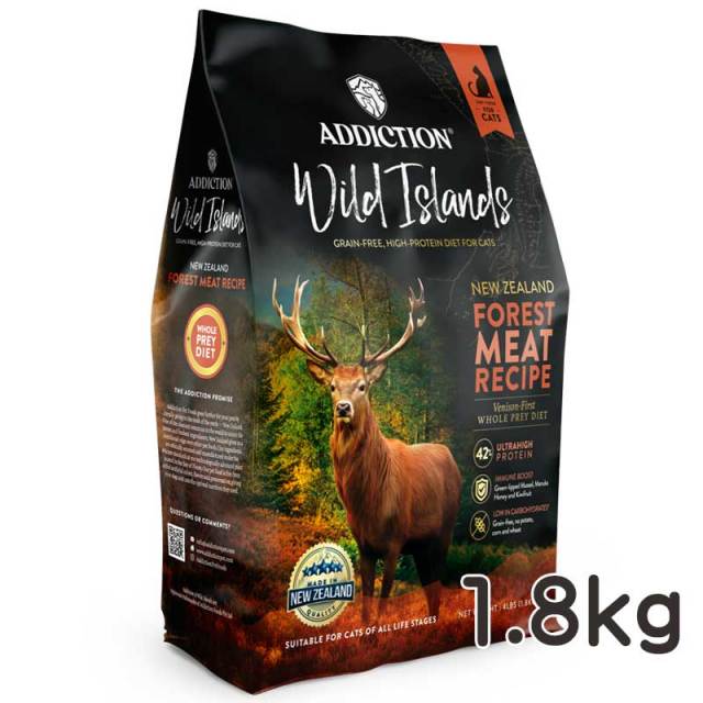 アディクション・ワイルドアイランズ・キャットフード　フォレストミートレシピ　1.8kg