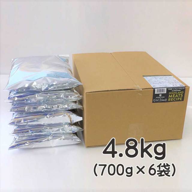 アディクション・ワイルドアイランズ・ドッグフード　ハイランドミーツレシピ　4.2kg