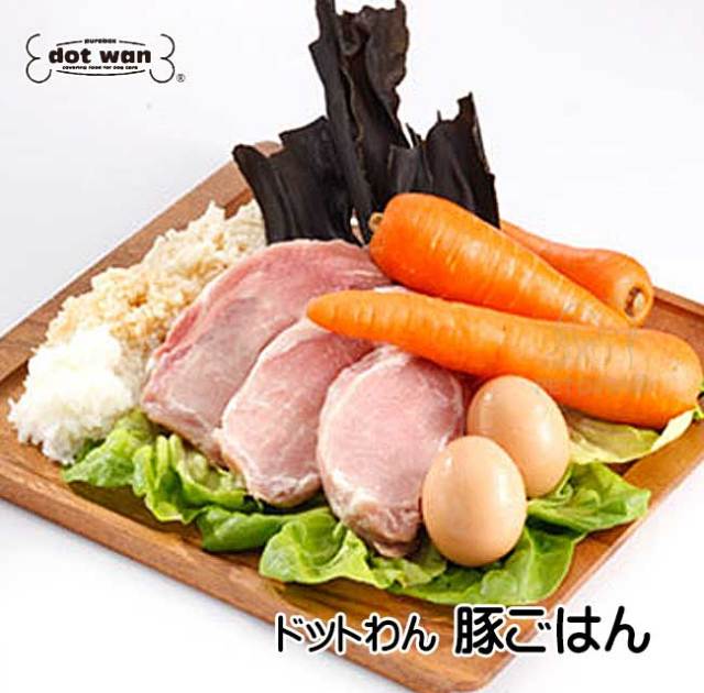 ドットわん豚ごはん 3kg (1kg×3)賞味期限2025年1月18日 豚ごはん3kg｜ドッグフードのまとめ買いならドットわん公式通販