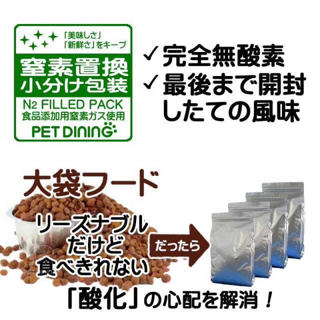 窒素置換小分け包装
