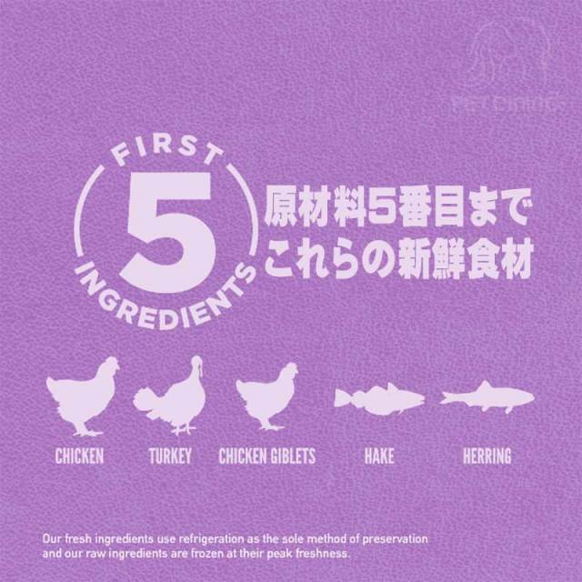 オリジン・ドッグ　パピーラージ　主要原材料