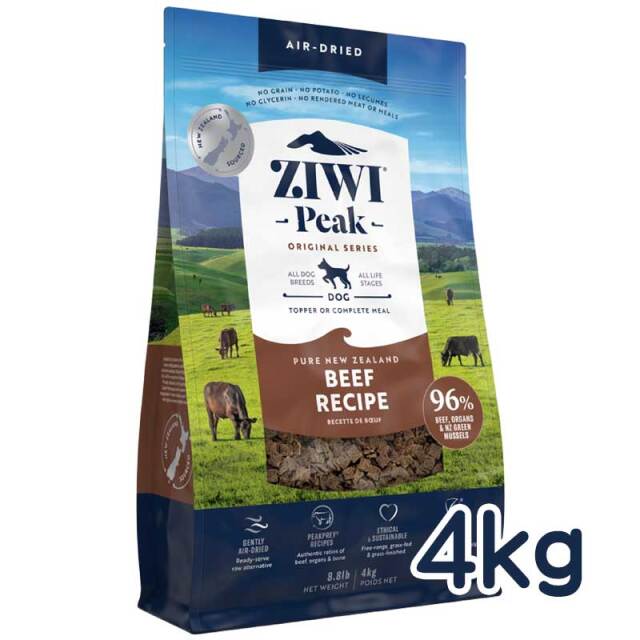 ジウィピーク　エアドライ・ドッグフード　グラスフェッドビーフ　4kg