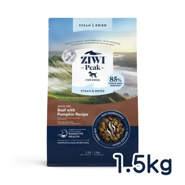 ZIWI Peak ビーフレシピ ドライドッグフード 1kg ZiwiPeak(ジウィピーク)・スチーム&ドライ・ドッグフード