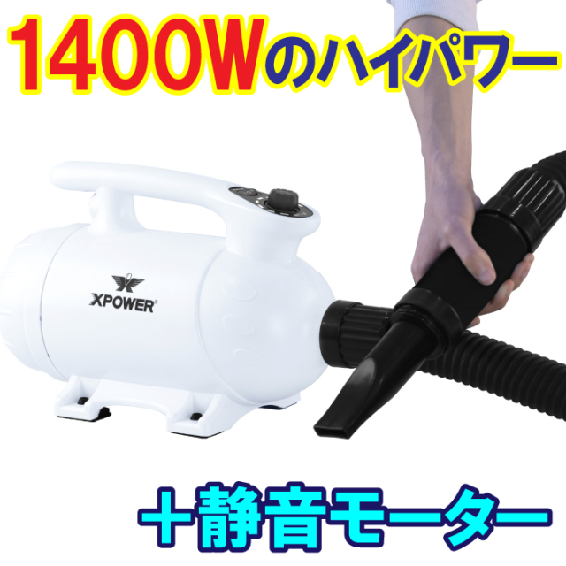 Xpower B24ブロアー X-POWER ブロアー Bｰ24 ホワイト: 500｜業務用トリミング用品
