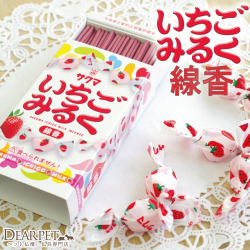 ペット仏具 お線香 いちごみるくの香り ミニ線香 メモリアル ペット供養 カメヤマ