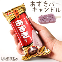 ペット仏具 井村屋 あずきバー キャンドル ろうそく 本物そっくり カメヤマ