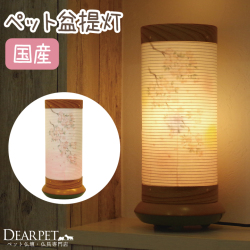 ペット供養 盆 ちょうちん 桜（けやき調）提灯 ランタン ライト 盆供養 おしゃれ モダン かわいい ペット用 新盆 迎え盆 犬 猫 花 桜特集