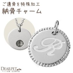 ペット 遺骨 アクセサリー Collin チャーム 単品 イニシャル ISSHONY ARIES