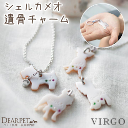 ペット 遺骨 アクセサリー VIRGO チャーム 単品 シルエット 遺骨封入 ISSHONY ARIES