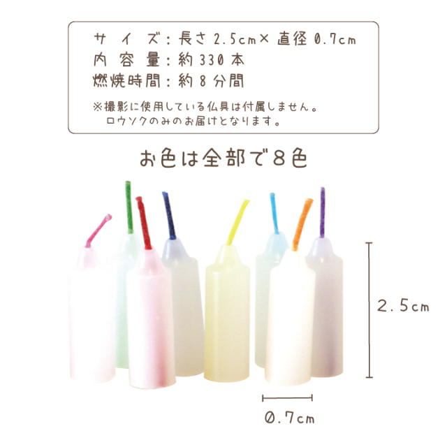 ペット仏具 ロウソク リュミエール - ペット仏壇・仏具・骨壷・位牌の