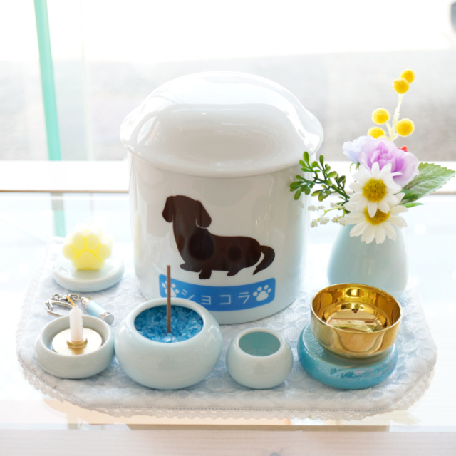 ペット仏具】やわらぎの花 ミニおりん - ペット仏壇・仏具・骨壷・位牌