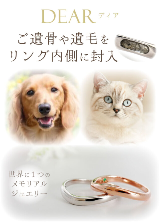 ペット 遺骨 リング 指輪 DEAR ディア 