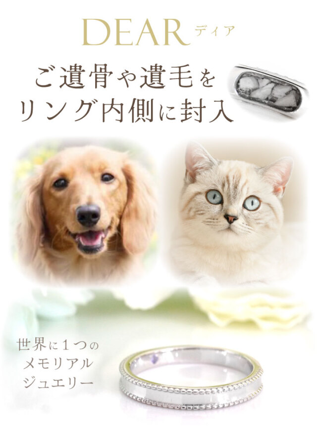 ペット 遺骨 リング 指輪 DEAR ディア 
