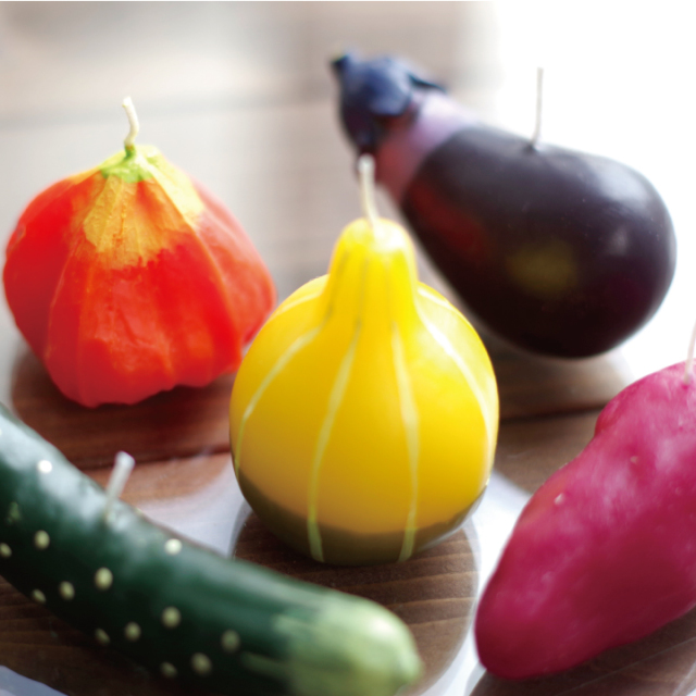 ペット仏具 お盆 お供え野菜ローソク お供え カメヤマ