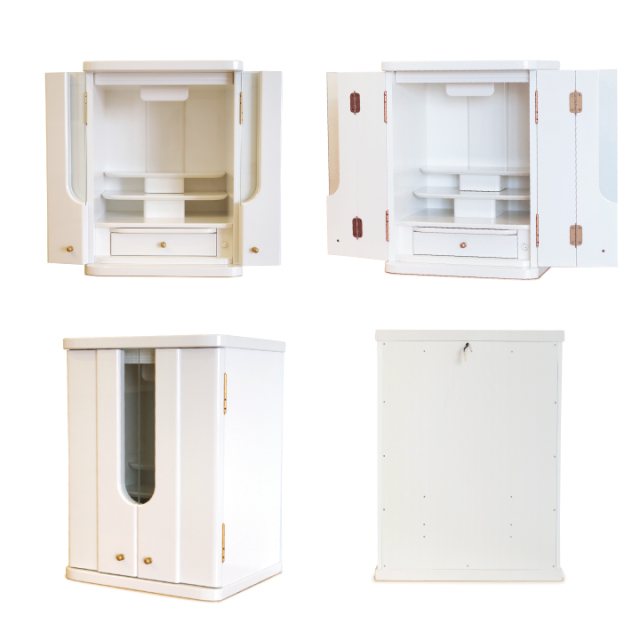 ペット仏壇 アディー ホワイト 18号犬 猫 動物 ペット仏具別売り