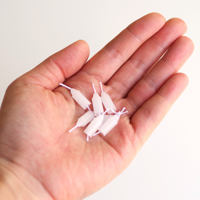 ペット ろうそく 超ミニ寸 約5分燃焼 ロウソク ローソク カラフル 虹の