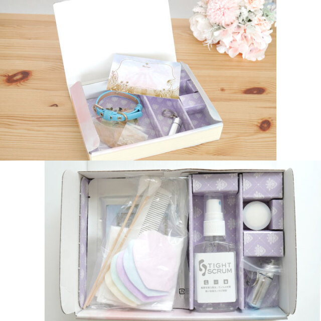 ペット用 ペット 虹の橋 のおくりもの エンゼルケア セット BOX入り