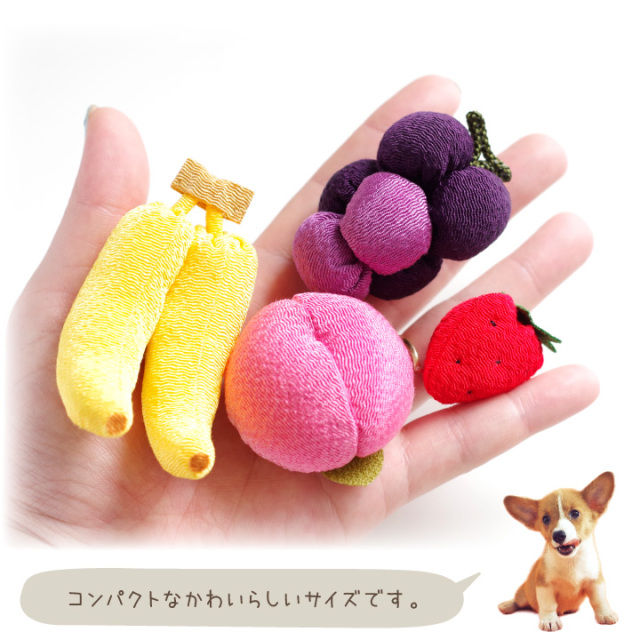ペット用 ちりめん フルーツ セット 国産 お供え物 置物 手作り
