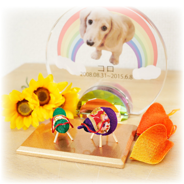 ペット用 お盆供養 ちりめん 鈴入り ほおずき 飾り ミニ かわいい