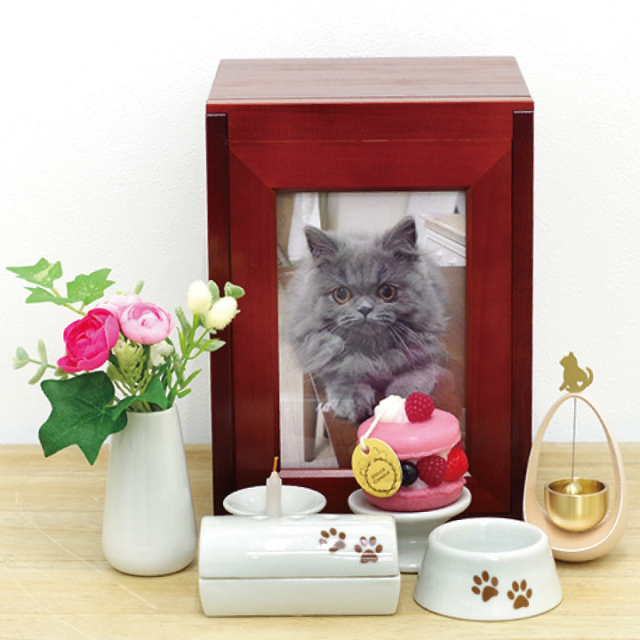 ペット置物　犬　猫　 ペット仏具】まわりん - ペット仏壇・仏具・骨壷・位牌のディアペット