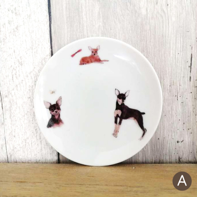 ペット仏具 名前入り ミニチュアピンシャー プレート お皿 【送料無料】