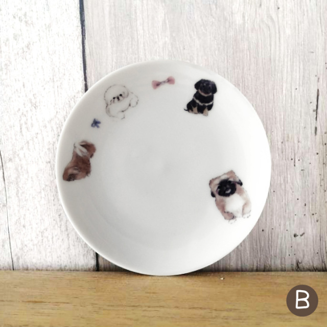 ペット仏具 名前入り ペキニーズ プレート お皿 【送料無料】