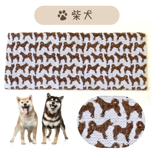 ペット仏具 ウール シルエット 敷物 Woolfy ペット仏壇 マット