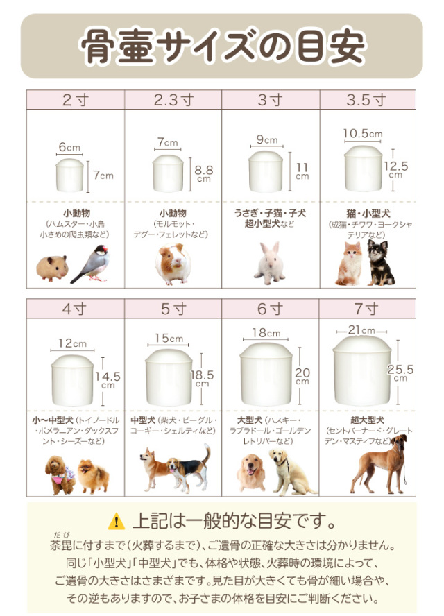 ペット骨壷＆ペット骨袋セット 花ころも 4寸