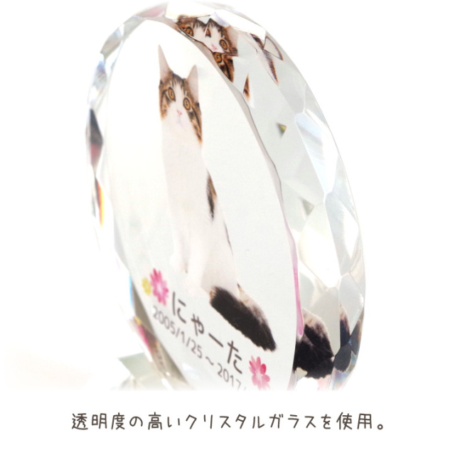 ペット位牌 クリスタルの位牌 ミニ DP-2