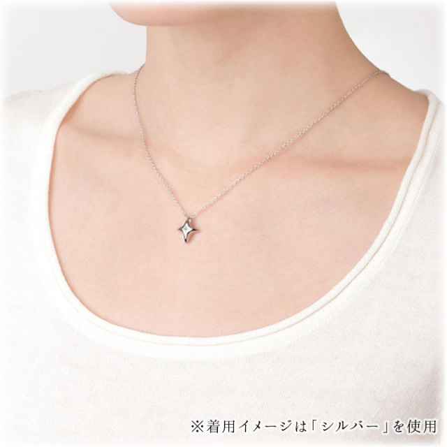 ペット 遺骨ジュエリー スタイリッシュクロス イエローゴールド K18