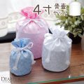 ペット骨壷＆骨袋 「花ころも」 4寸セット(直径約12cm）【送料無料】