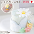 ペット仏具 電池式 LED キャンドル 電子ろうそく おそらの灯 ミニ ライト ちりめん細工 国産 57-118