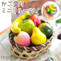ペット用 お供え かご盛り フルーツ セット バナナ スイカ もも りんご いちご 洋なし 果物