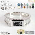 ペット 遺骨 リング 指輪 DEAR ディア スターコンバージリング SR04 名入れ無料 ガラス 封入 遺骨ジュエリー 遺骨リング シルバー 