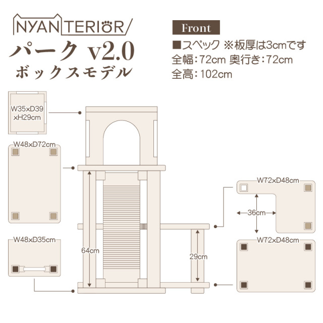 パークv2.0 ボックスモデル