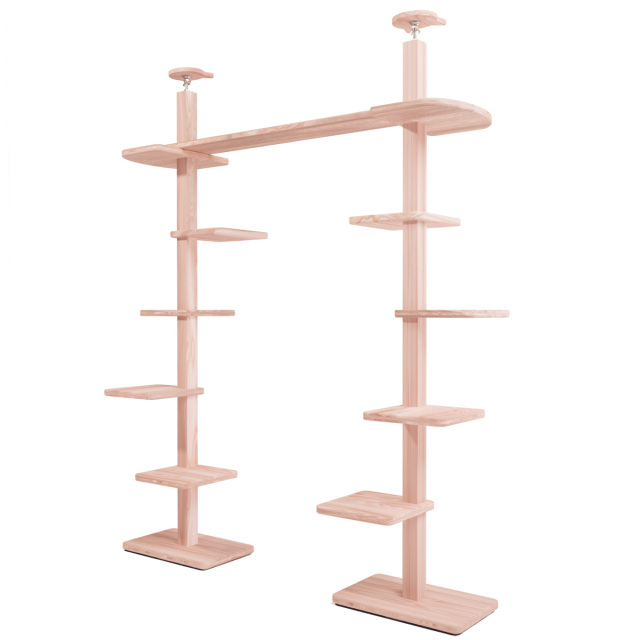 キャットタワー ナチュラルウッド ”リプレ ステージ2 ”杉にゃん　最終値下げ！ リプレ ダブルタワー ノーマルモデル