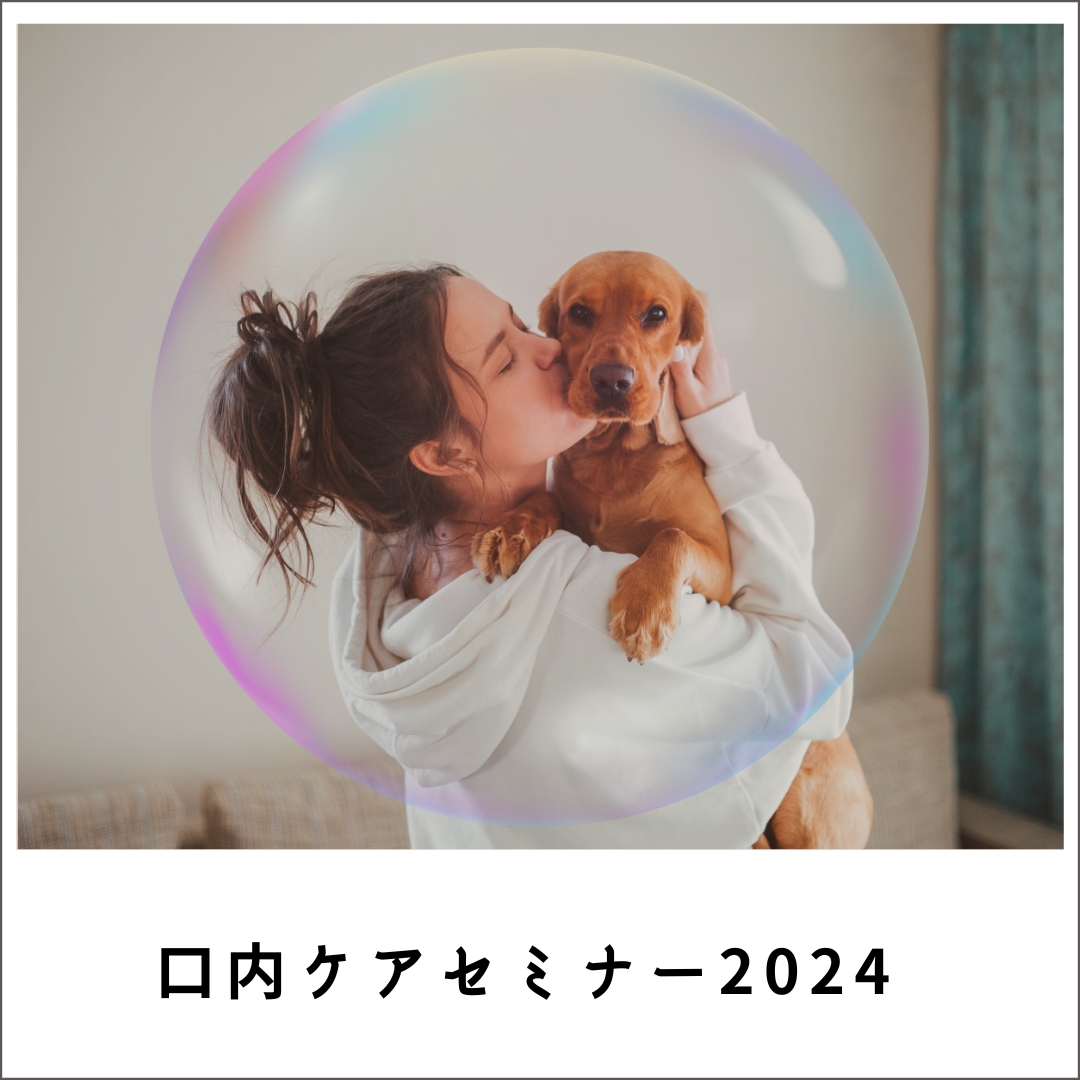 愛犬・愛猫の口内ケアセミナー2024　後悔しない！お口ケアの正しいやり方　(300分)