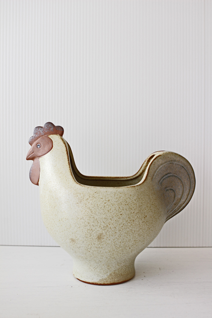 北欧ヴィンテージ/ケラミック・ストゥディオン/Lisa Larson（リサラーソン）/雄鶏/SOLD OUT