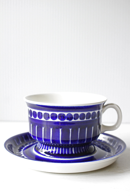 北欧ヴィンテージ/ARABIA/Valencia（バレンシア）/ティーカップ&ソーサー/No.5/SOLD OUT
