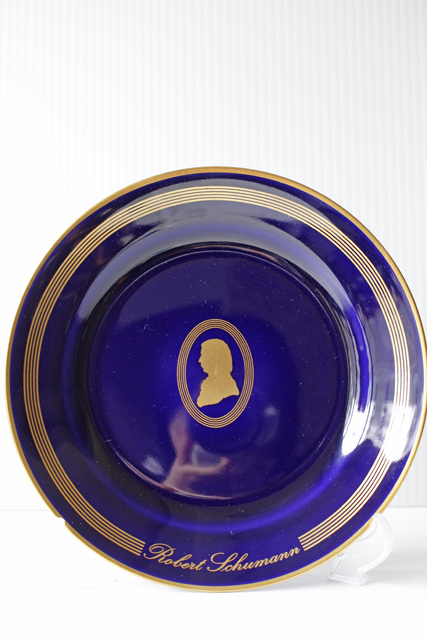 北欧ヴィンテージ/B&G/プレート/音楽家シリーズ/ロベルトシューマン