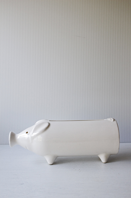 北欧ヴィンテージ/デンマーク製/陶器のサラミカバー/ブタさん/SOLD OUT