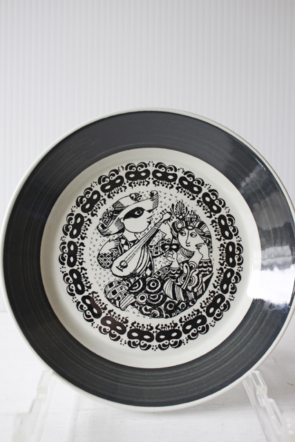 北欧ヴィンテージ/Bjorn Wiinblad（ヴョルン・ウィンブラッド）/プレート/2月/SOLD OUT