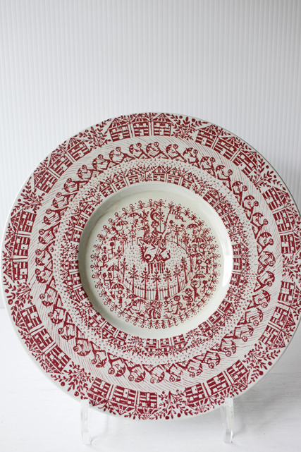 レア！北欧ヴィンテージ/Bjorn　Wiinblad（ヴョルン・ウィンブラッド）/デコレーションプレート/SOLD OUT