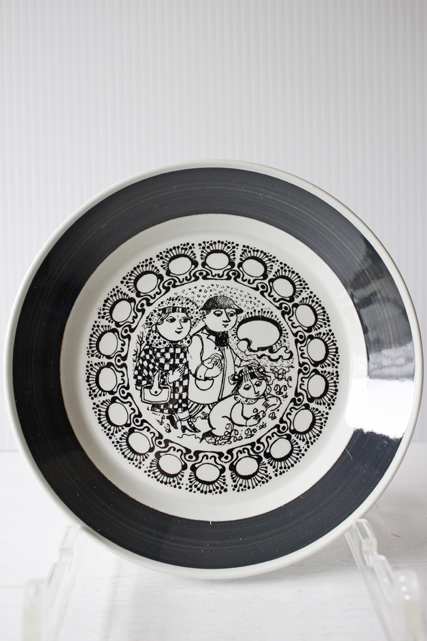 北欧ヴィンテージ/Bjorn Wiinblad（ヴョルン・ウィンブラッド）/プレート/3月/SOLD OUT