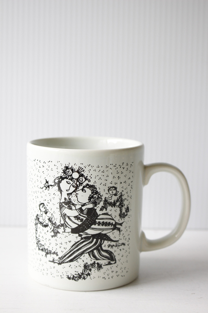 北欧ヴィンテージ/Bjorn Wiinblad（ヴョルン・ウィンブラッド）/マンスリーマグカップ（３月）/SOLD OUT