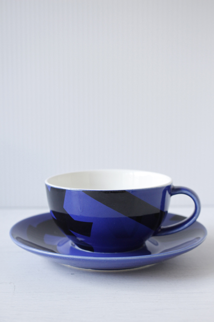 北欧ヴィンテージ/ARABIA/DOMINO/カップ＆ソーサー