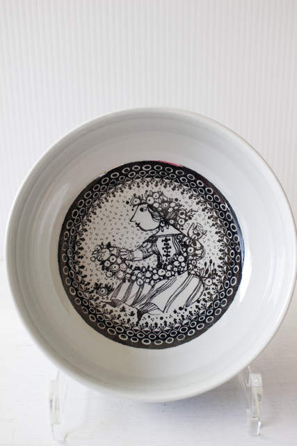 北欧ヴィンテージ/Bjorn Wiinblad（ヴョルン・ウィンブラッド）/丸ボウル/春/SOLD OUT