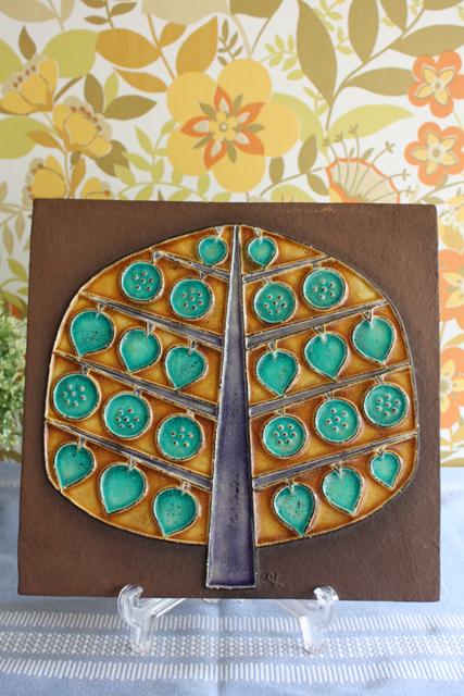 Knabstrup/陶板の壁掛け