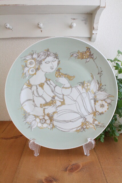 ヴィヨルン・ウィンブラッド/飾り絵皿